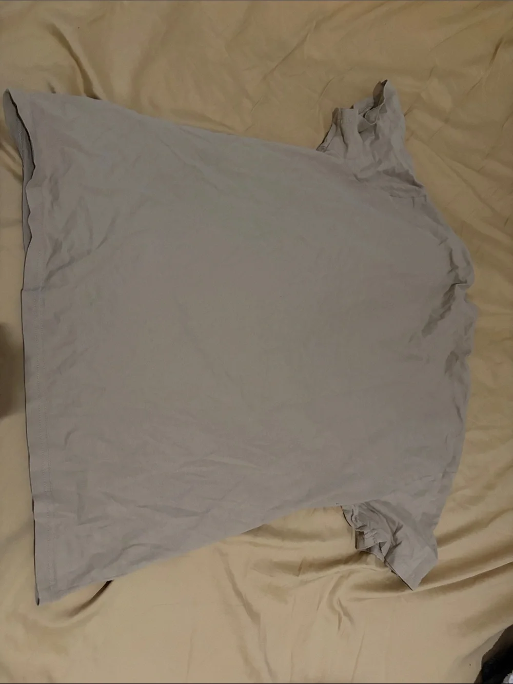 Calvin Klein Light Gray Logo Tee with Navy Print